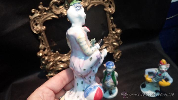 Antig&uuml;edades: Cuatro antiguos payasos de ceramicas - Foto 6