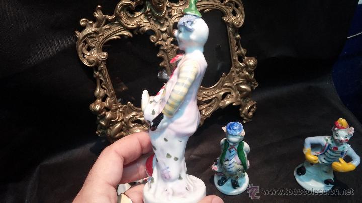 Antig&uuml;edades: Cuatro antiguos payasos de ceramicas - Foto 7