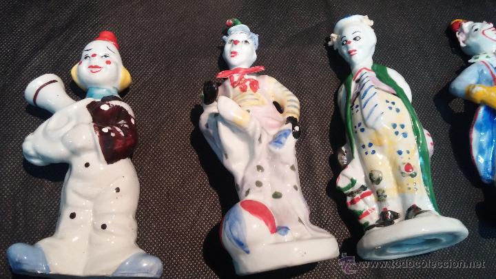 Antig&uuml;edades: Cuatro antiguos payasos de ceramicas - Foto 17