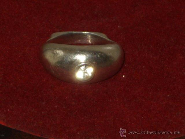 Antig&uuml;edades: ANILLO DE PLATA CON CRISTAL O CIRCONITA. - Foto 6