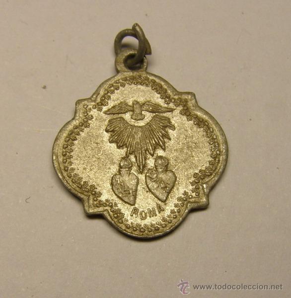 Antig&uuml;edades: Medalla religiosa de N&ordf; S&ordf; del Carmen. - Foto 2