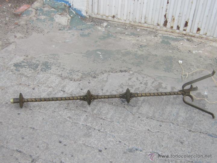 Antig&uuml;edades: LAMPARA DE PIE ANTIGUA EN METAL - Foto 7