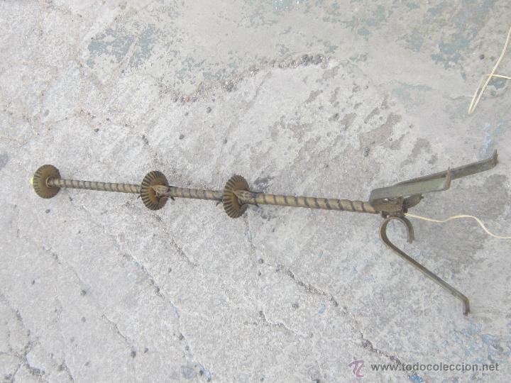Antig&uuml;edades: LAMPARA DE PIE ANTIGUA EN METAL - Foto 8