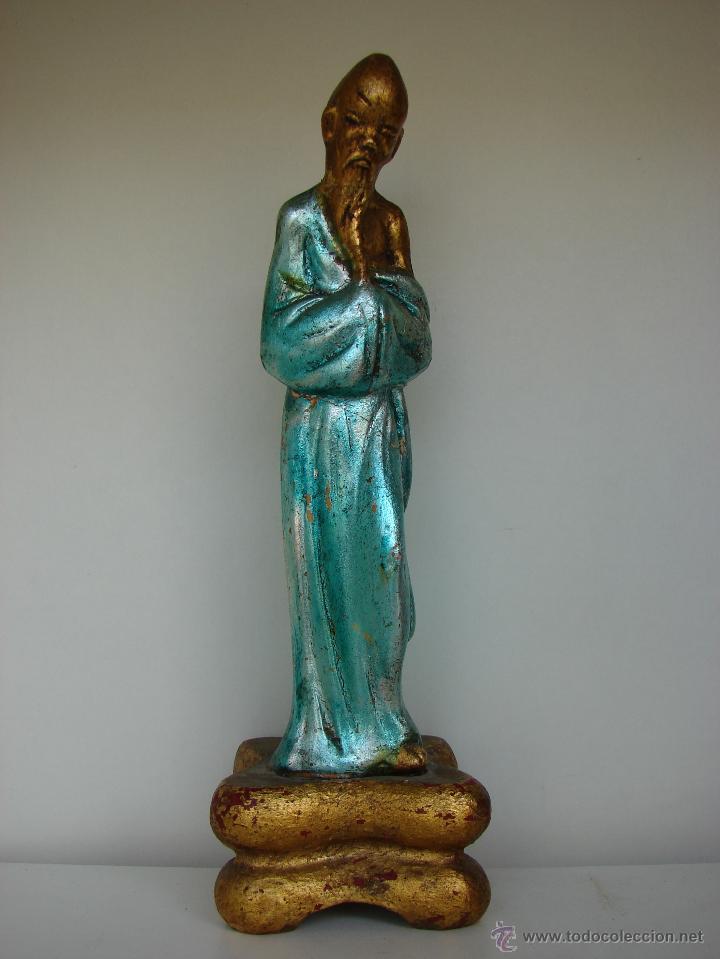 Antig&uuml;edades: FIGURA ANTIGUA. CHINO - Foto 3
