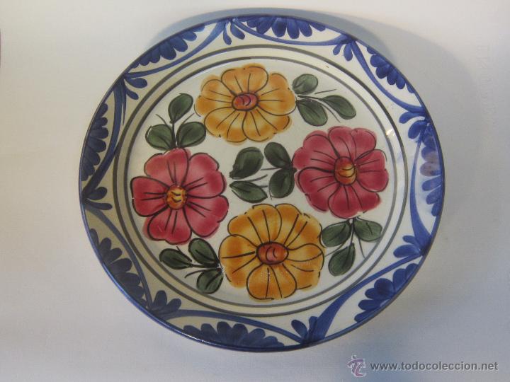 Antig&uuml;edades: PLATO DE CERAMICA POPULAR - Foto 1
