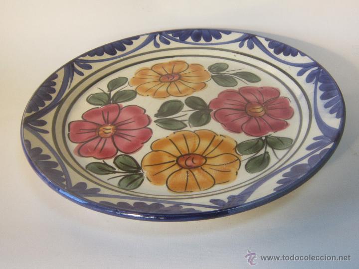 Antig&uuml;edades: PLATO DE CERAMICA POPULAR - Foto 2