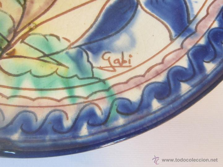 Antig&uuml;edades: PLATO FIRMADO GABI - Foto 3