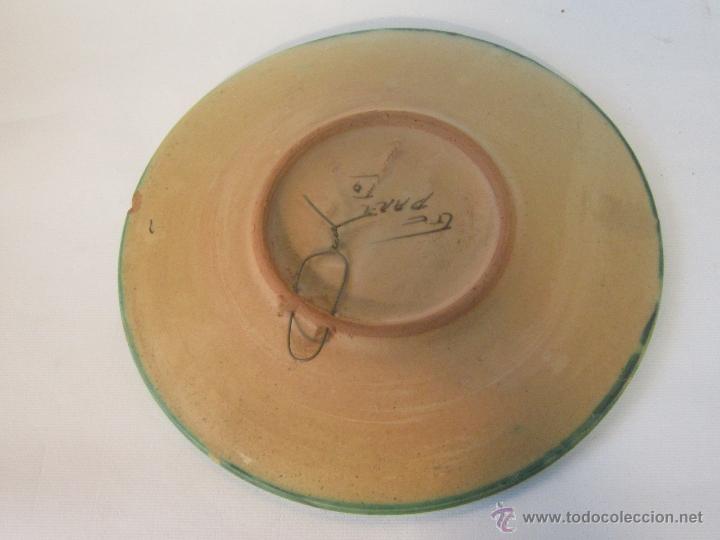 Antig&uuml;edades: PLATO EN CERAMICA FIRMADA - Foto 5