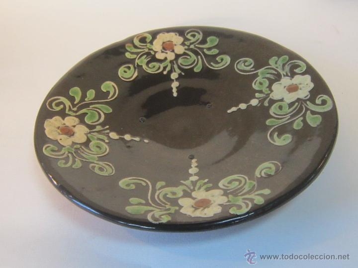 Antig&uuml;edades: plato ceramica popular - Foto 4