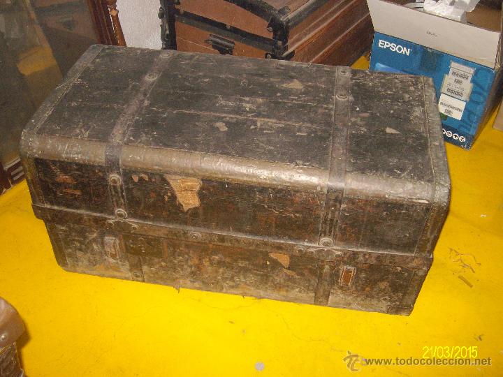 Antig&uuml;edades: Ba&uacute;l  antiguo - Foto 3
