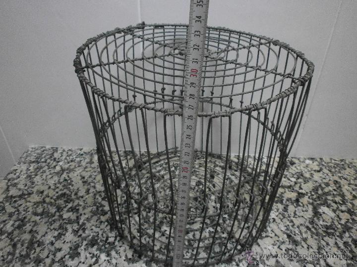 Antig&uuml;edades: JAULA PARA PAJAROS PLEGABLE - Foto 2