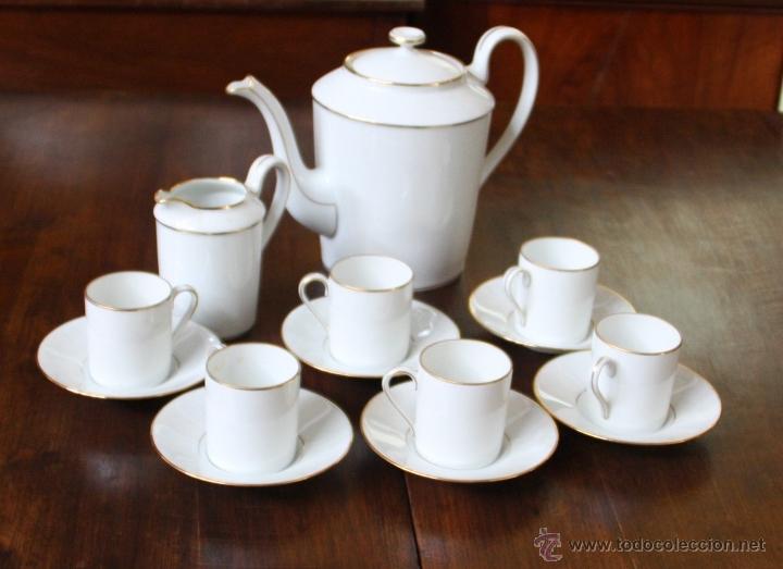 Antig&uuml;edades: JUEGO DE CAF&Eacute;, PORCELANA FRANCESA. REF. 5838 - Foto 1