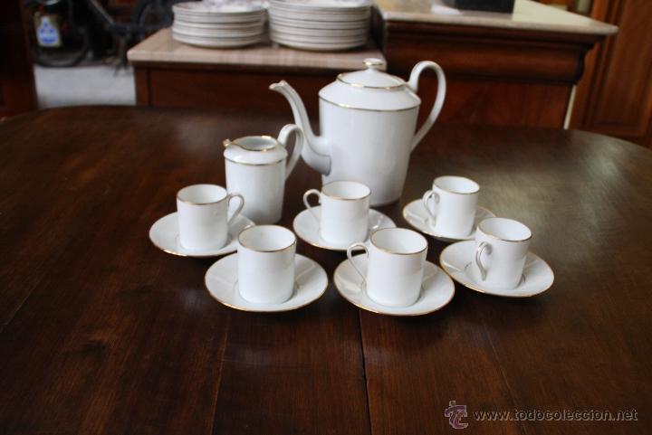 Antig&uuml;edades: JUEGO DE CAF&Eacute;, PORCELANA FRANCESA. REF. 5838 - Foto 2