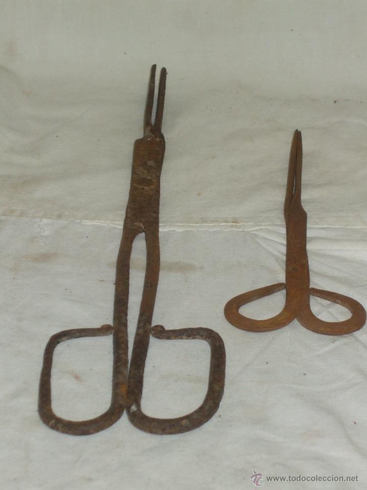 Antig&uuml;edades: Pinzas para la brasa. - Foto 1