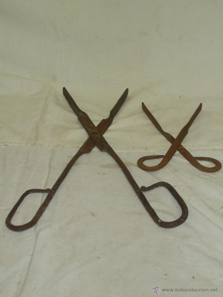Antig&uuml;edades: Pinzas para la brasa. - Foto 2