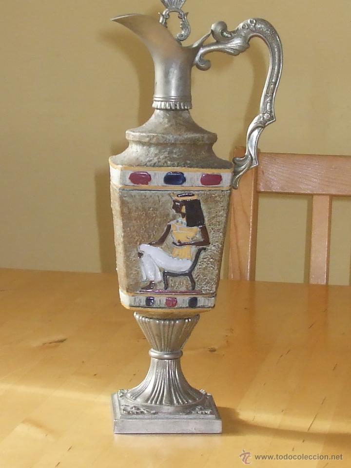 Antig&uuml;edades: Jarr&oacute;n con decoraci&oacute;n egipcia. - Foto 6