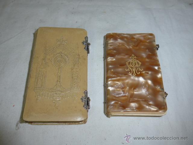 Antig&uuml;edades: Lote de 2 devocionario antiguo religioso. devocionarios - Foto 1