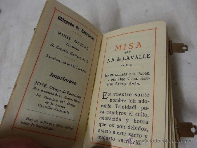 Antig&uuml;edades: Lote de 2 devocionario antiguo religioso. devocionarios - Foto 12