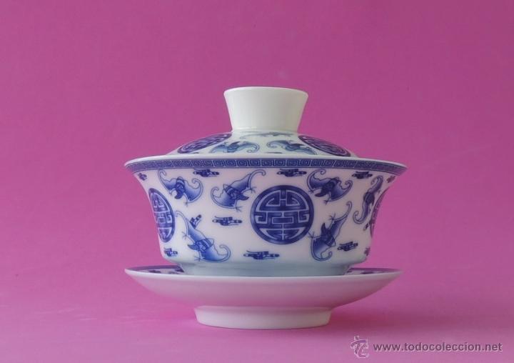 Antig&uuml;edades: Taza de te china n&ordm; 698 - Foto 2