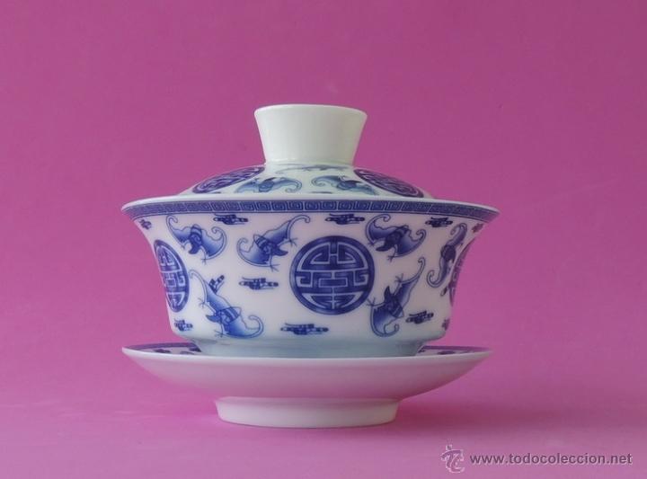 Antig&uuml;edades: Taza de te china n&ordm; 698 - Foto 3