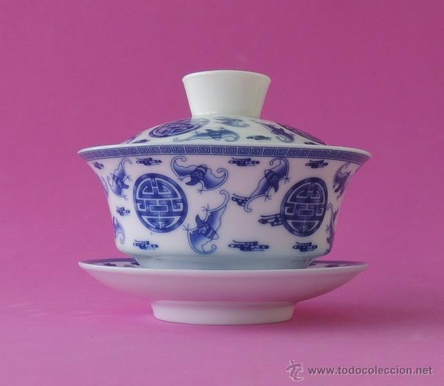 Antig&uuml;edades: Taza de te china n&ordm; 698 - Foto 4