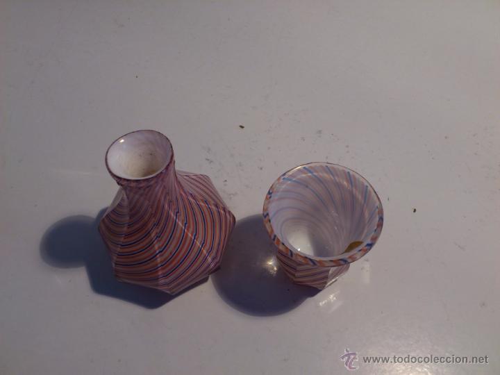 Antig&uuml;edades: Excepcional Licorera y Vasito de Murano - Foto 2