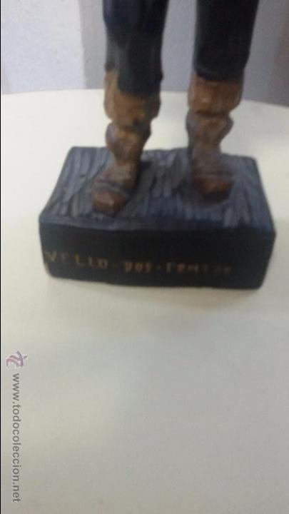 Antig&uuml;edades: TALLA DE HOMBRE EN MADERA - Foto 3