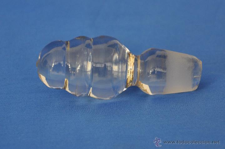 Antig&uuml;edades: Botella de cristal soplado. - Foto 4