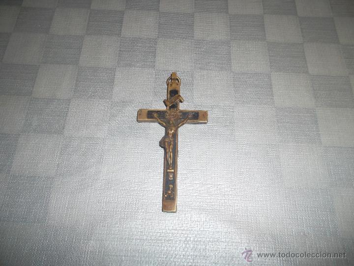 Antig&uuml;edades: bonito crucifijo antiguo - Foto 1