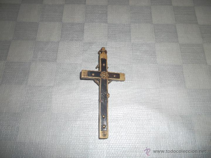Antig&uuml;edades: bonito crucifijo antiguo - Foto 2