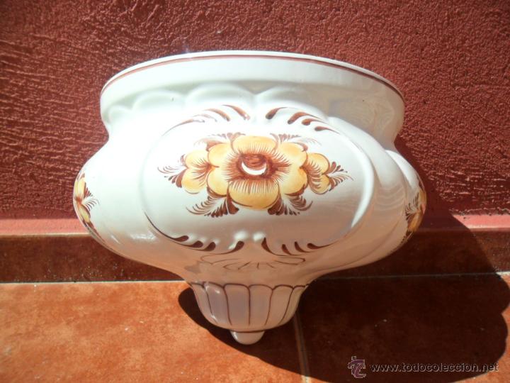 Antig&uuml;edades: MACETERO COLGANTE DE CER&Aacute;MICA - Foto 2