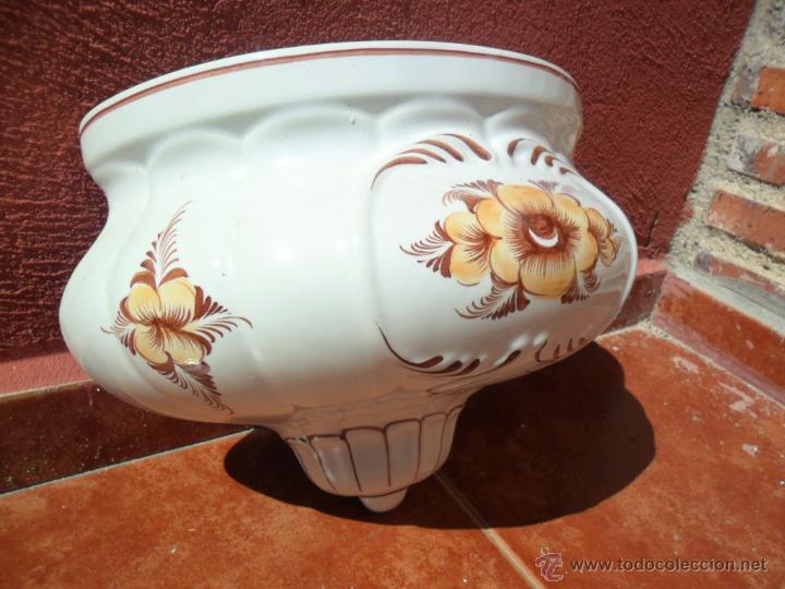 Antig&uuml;edades: MACETERO COLGANTE DE CER&Aacute;MICA - Foto 3