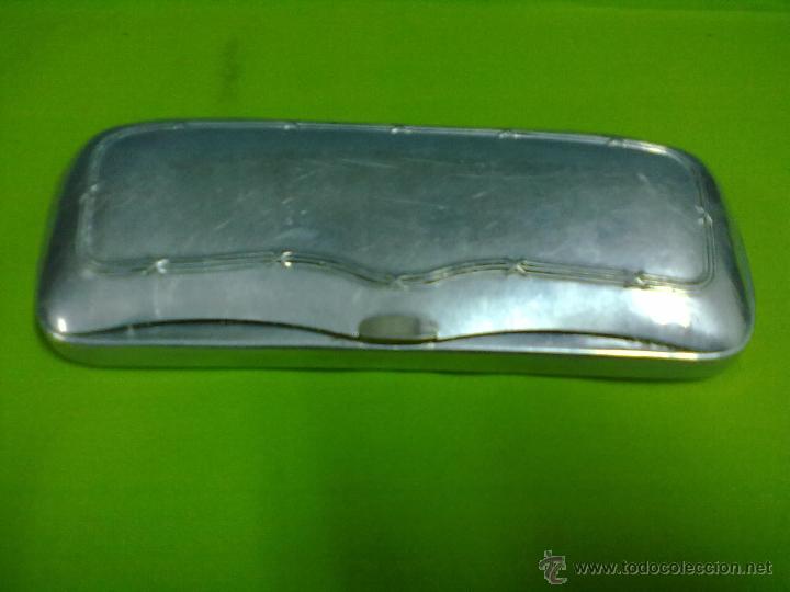 Antig&uuml;edades: FUNDA CAJA PARA GAFAS DE ALUMINIO - Foto 1