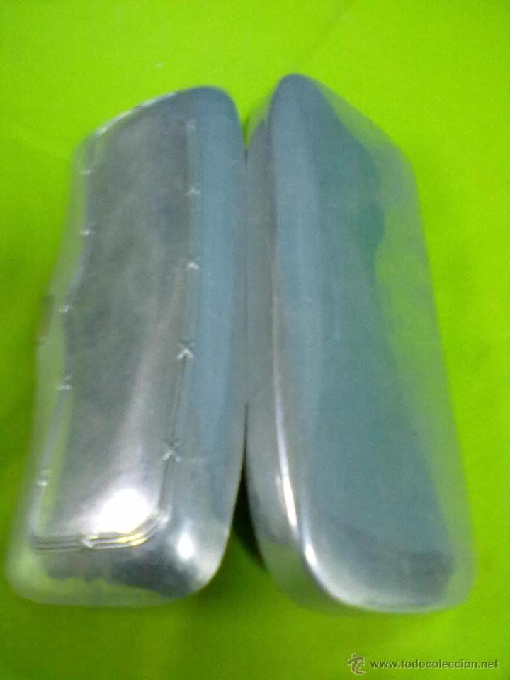 Antig&uuml;edades: FUNDA CAJA PARA GAFAS DE ALUMINIO - Foto 3