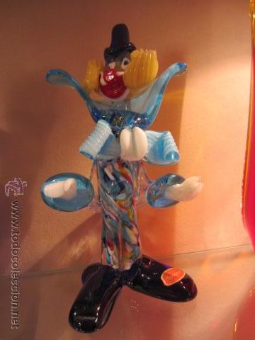 Antig&uuml;edades: BONITO PAYASO DE CRISTAL DE MURANO - Foto 1