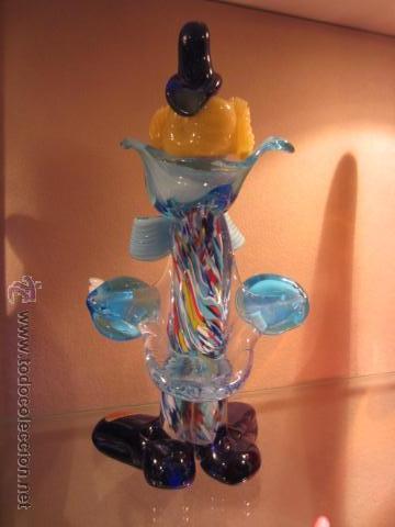 Antig&uuml;edades: BONITO PAYASO DE CRISTAL DE MURANO - Foto 3