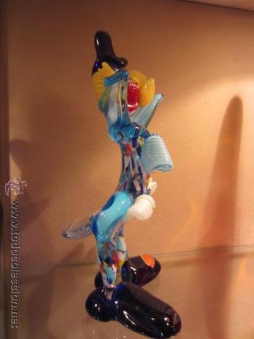 Antig&uuml;edades: BONITO PAYASO DE CRISTAL DE MURANO - Foto 4