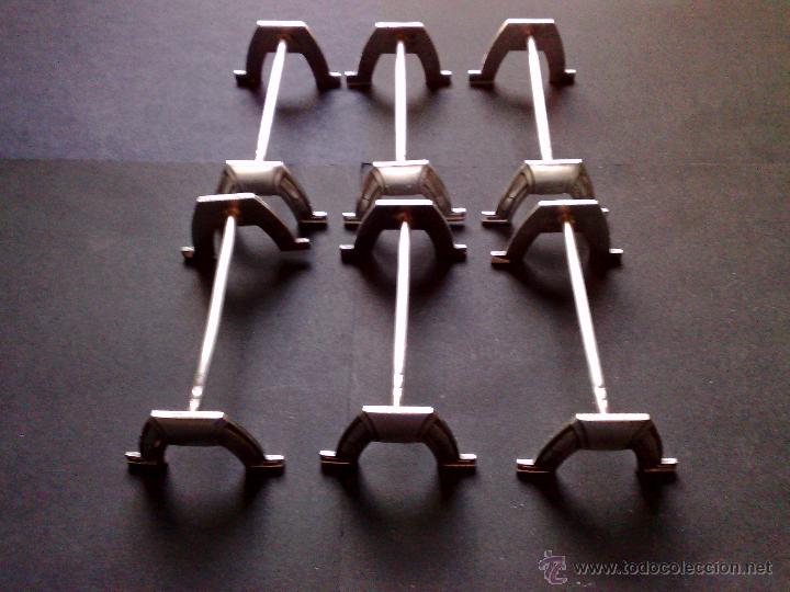 Antiguidades: SALVACUBIERTAS ANTIGUAS,BA&Ntilde;ADAS EN PLATA,SET DE 6 UNIDADES (DESCRIPCI&Oacute;N)