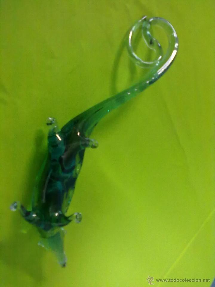 Antig&uuml;edades: COCODRILO CAIMAN CRISTAL SOPLADO - Foto 6