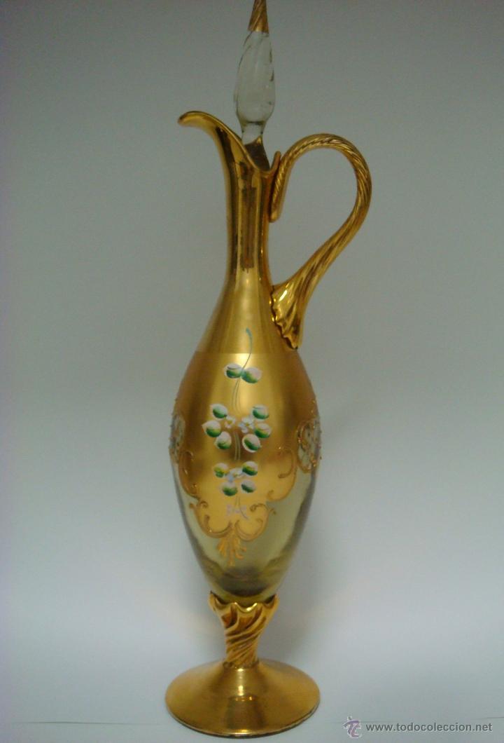 Antig&uuml;edades: Garrafa de cristal de Murano - Foto 1