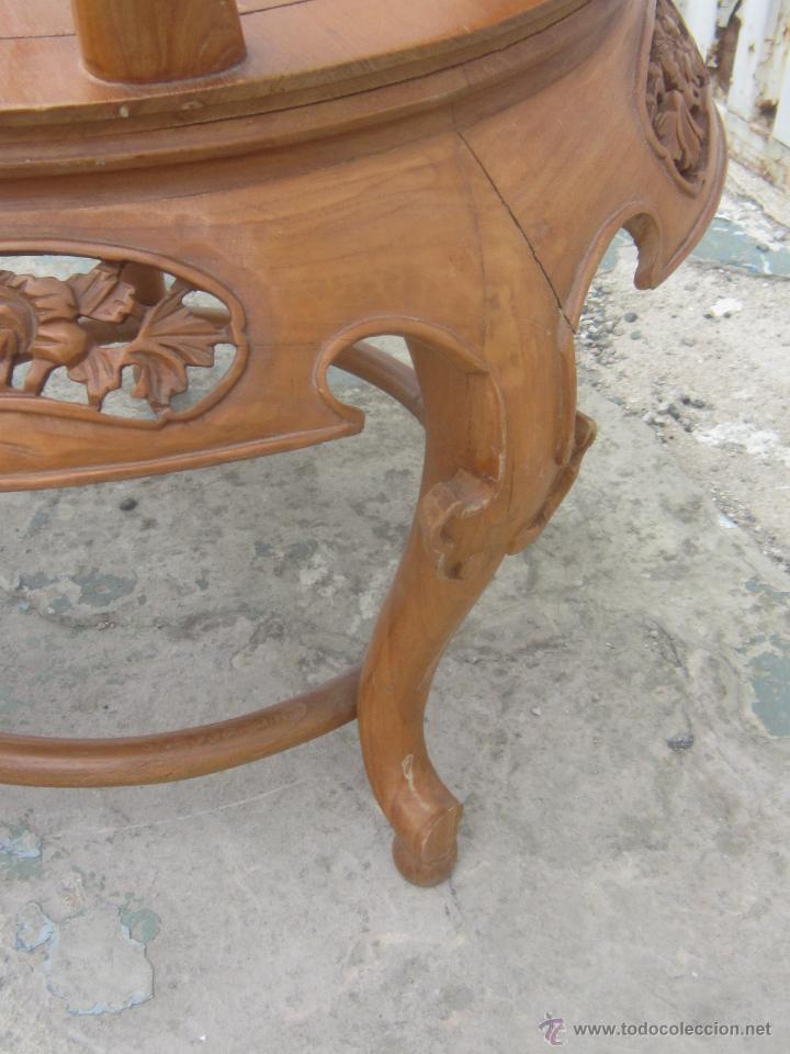 Antig&uuml;edades: SILLON EN MADERA TALLADA - Foto 2