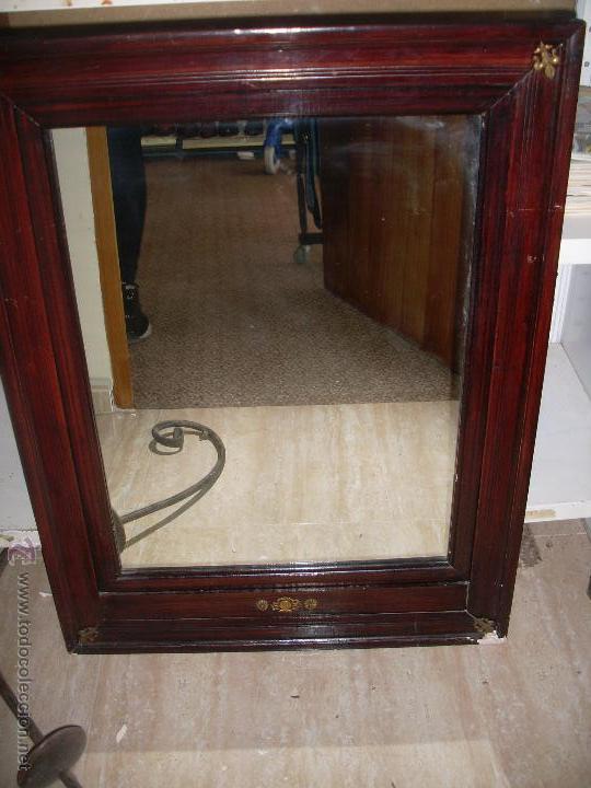 Antig&uuml;edades: ESPEJO ANTIGUO DE MADERA - Foto 1