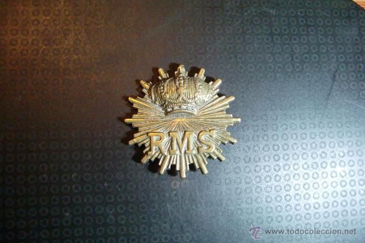 Antig&uuml;edades: BELLO ANAGRAMA EN BRONCE DE LA REAL MAESTRANZA DE CABALLER&Iacute;A DE SEVILLA.