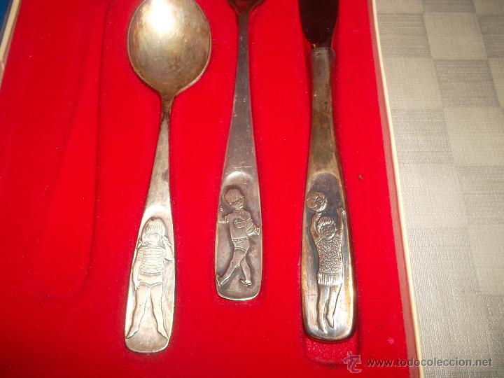 Antig&uuml;edades: cubiertos de plata vintage de guernica - Foto 5