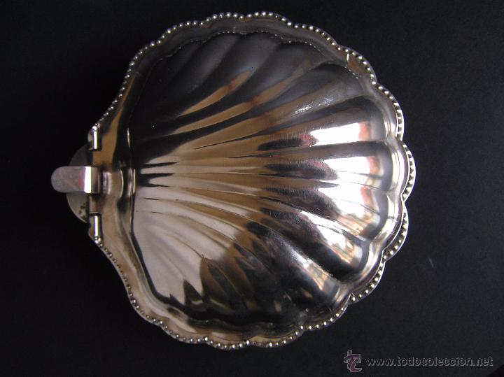 Antig&uuml;edades: RECIPIENTE CAVIAR . FORMA DE CONCHA DE SANTIAGO O VENERA. - Foto 2