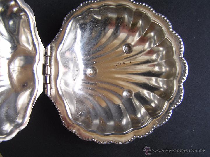 Antig&uuml;edades: RECIPIENTE CAVIAR . FORMA DE CONCHA DE SANTIAGO O VENERA. - Foto 4