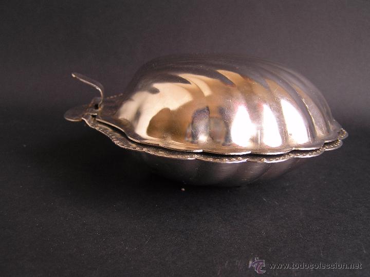 Antig&uuml;edades: RECIPIENTE CAVIAR . FORMA DE CONCHA DE SANTIAGO O VENERA. - Foto 5