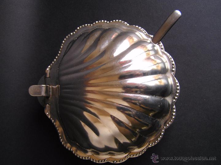 Antig&uuml;edades: RECIPIENTE CAVIAR . FORMA DE CONCHA DE SANTIAGO O VENERA. - Foto 6