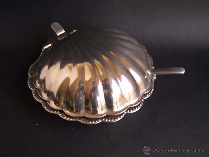 Antig&uuml;edades: RECIPIENTE CAVIAR . FORMA DE CONCHA DE SANTIAGO O VENERA. - Foto 7