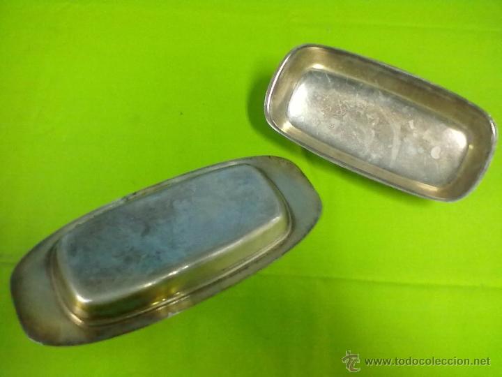 Antig&uuml;edades: BANDEJA CON TAPA MANTEQUILLERA - Foto 3